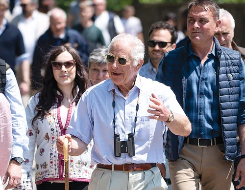 Regele Charles  a fost duminică  la picnic. FOTO: AFP