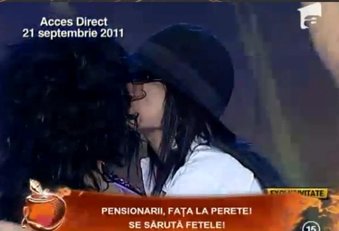 "Cel mai frumos sarut" (captura Antena 1)