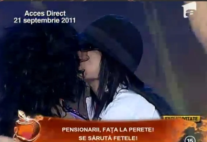 "Cel mai frumos sarut" (captura Antena 1)