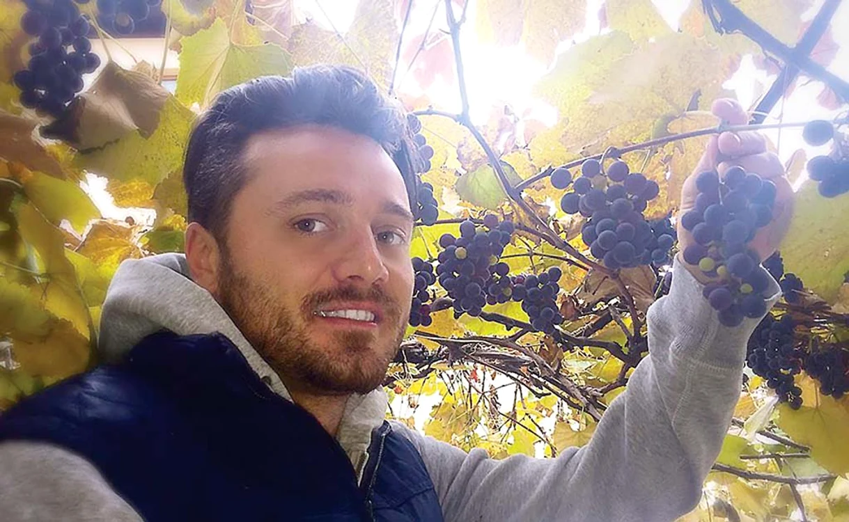 
    Tavi Clonda  se pregăteşte  să facă vinul   