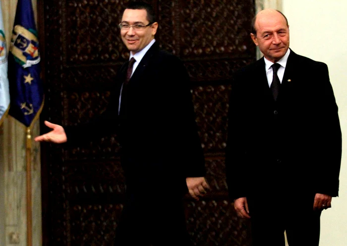 Traian Băsescu și Victor Ponta au avut mai mereu o relație similară celei pe care o au șoarecele și pisica (Foto: Mediafax)