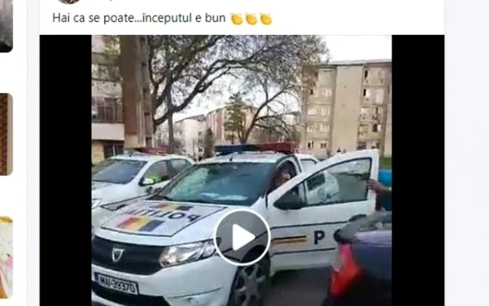 Una dintre postările distribuite de bărbat pe Facebook FOTO Captură video