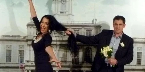 Silvia Lăuneanu şi soţul ei