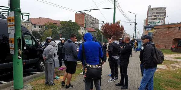 Scandal suporteri Timisoara FOTO pressalert.ro