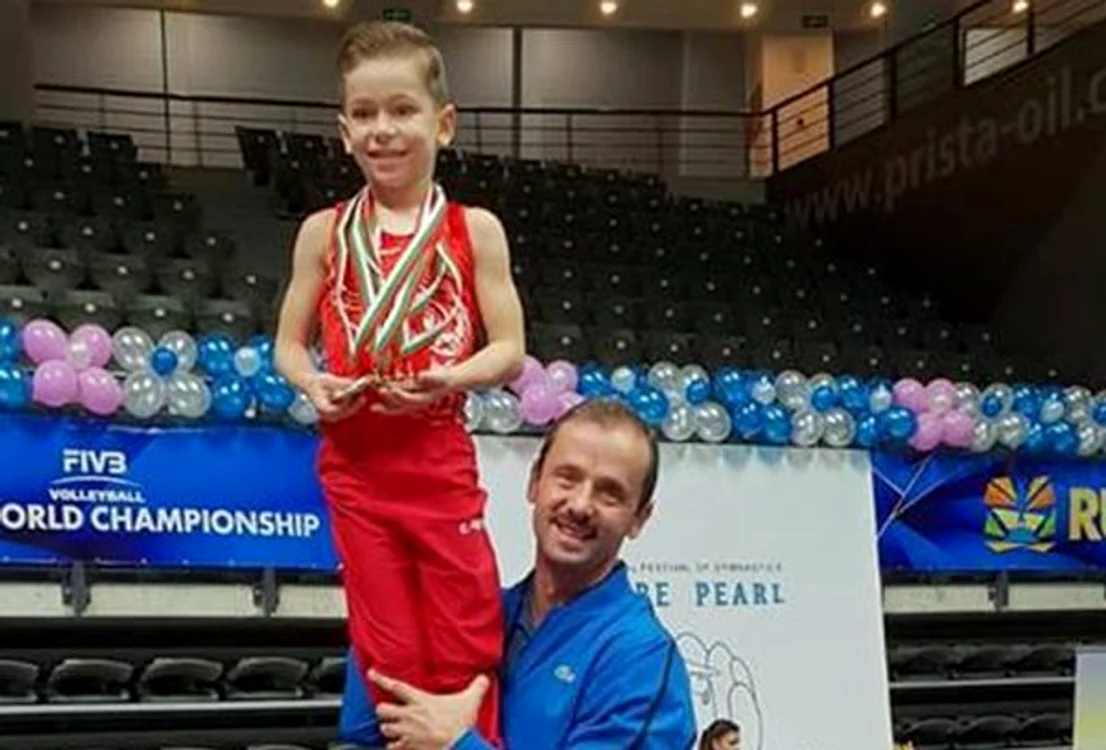 Marius Urzica, un tata mandru: fiul lui, Alexandru, e campionFoto: Facebook