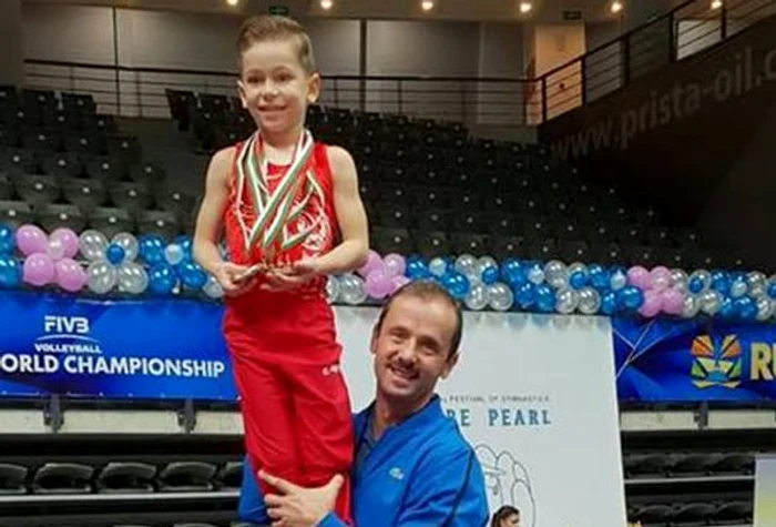 Marius Urzica, un tata mandru: fiul lui, Alexandru, e campionFoto: Facebook