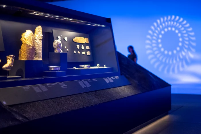 Expoziția „Dacia! Regatul aurului și argintului”. FOTO: Drents Museum