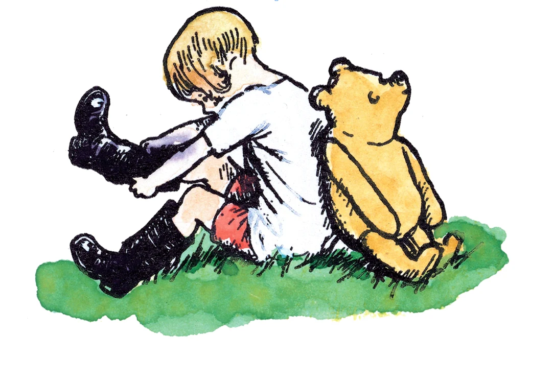Una dintre primele ilustrații ale lui Winnie.
