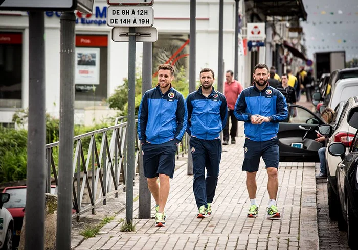 Pintilii, Sânmărtean şi Raţ au format "brigada experimentată" la plimbarea de azi