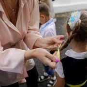 Copii și profesori ucraineni încep anul școlar la o școală gimnazială din București / 1 sep. 2022 / FOTO Inquam Photos / George Călin