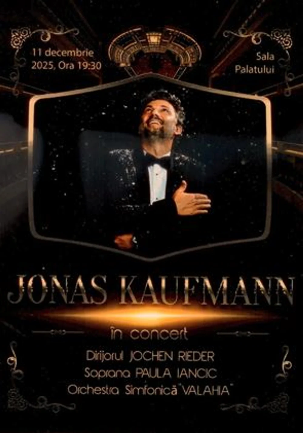 Concert Jonas Kaufmann – Paula Iancic la Sala Palatului