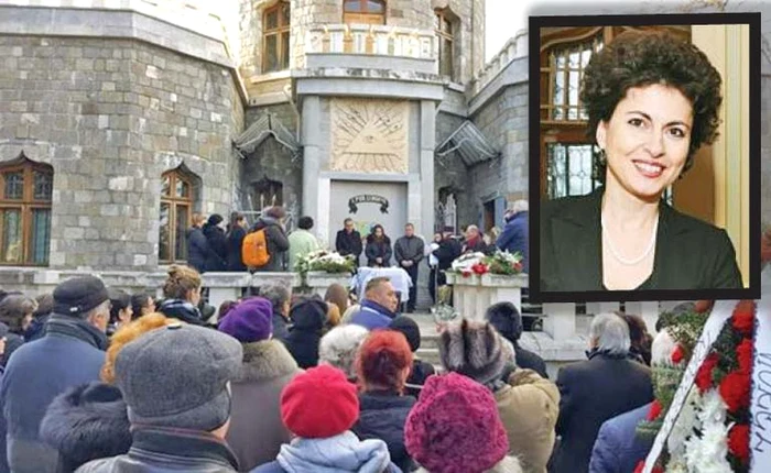 
    Slujba pentru Jenica Tabacu a fost ţinută pe terasa Muzeului „Iulia Haşdeu”Foto: adevarul.ro  