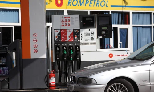 Prețurile afișate astăzi la stația Rompetrol, din Pipera  jpeg