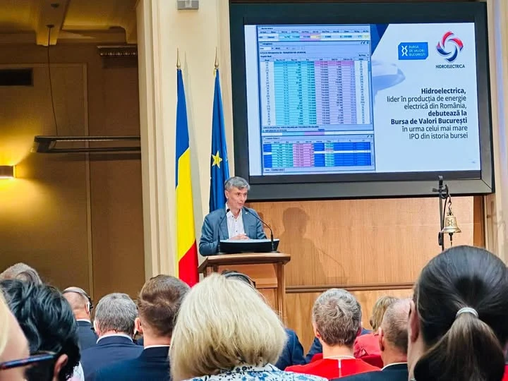 Hidroelectrica a trecut pragul de 70 de miliarde de lei valoare de piață. Virgil Popescu: „A reușit să depășească inclusiv profitul OMV Petrom”