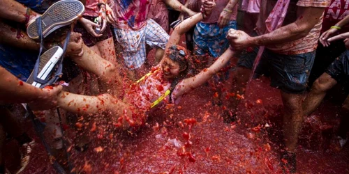 Festivalul Tomatina din Spania 2013