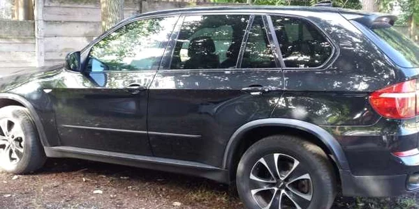 BMW furat FOTO Polita Romana