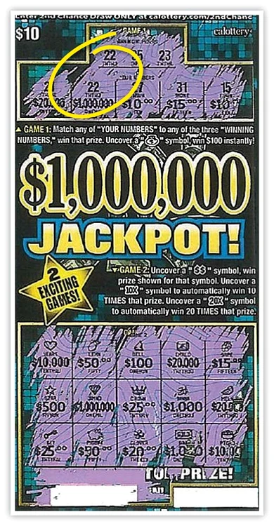 Numărul norocos “22“  i-a adus 1.000.000$