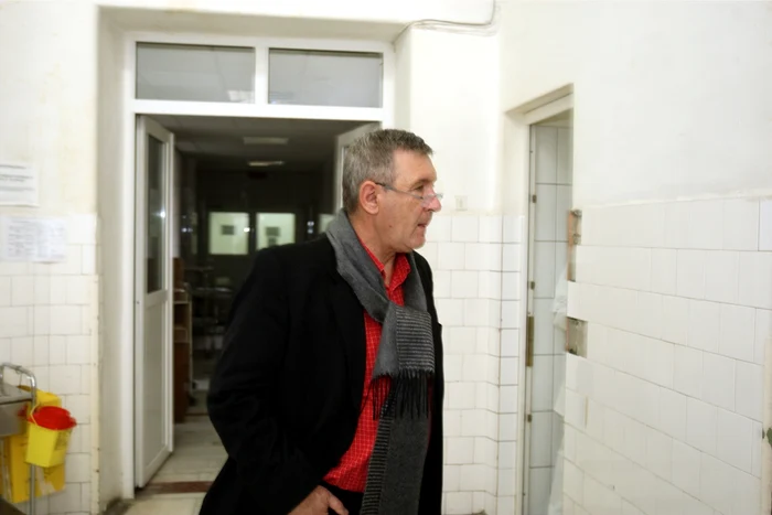 Cornel Nistorescu, în vizita la spital