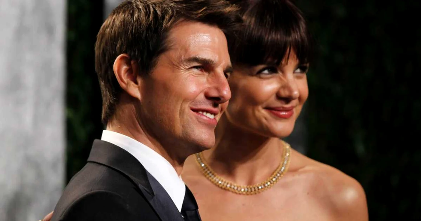 Tom Cruise şi Katie Holmes la petrecerea Vanity Fair post-Oscar din februarie 2012 FOTO Reuters
