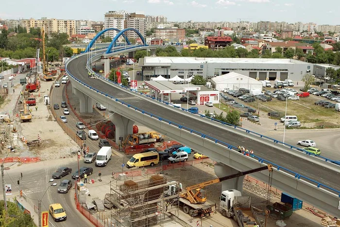 Pasajul Mihai Bravu. Cel de-al doilea pod al pasajului – decembrie 2014