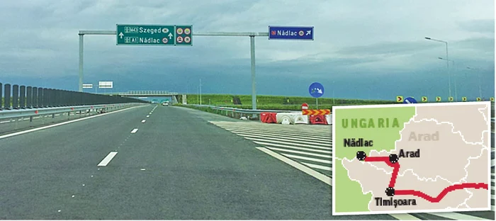 
    Autostrada A1 își încheie traseul la Nădlac  