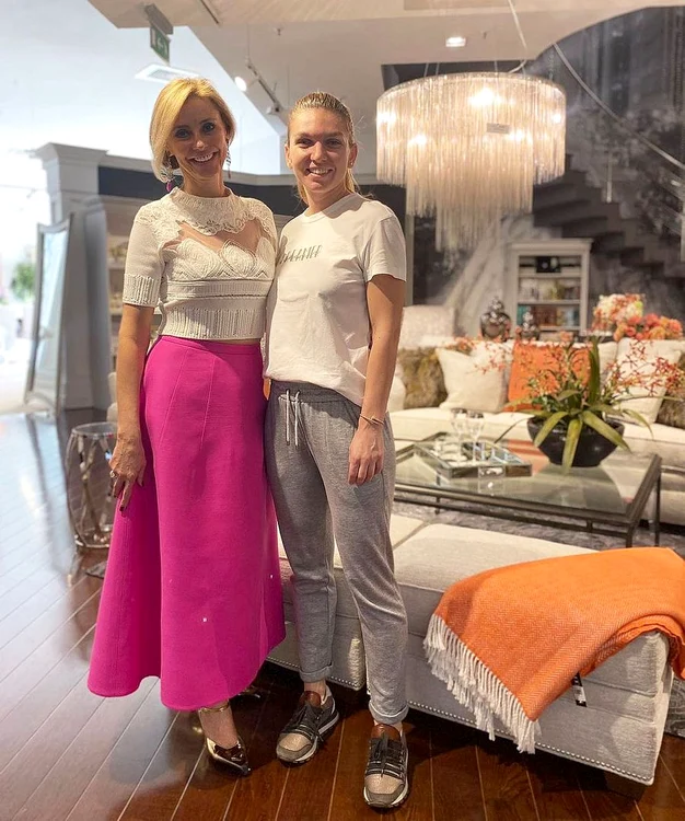 Diana Șucu a primit vizita Simonei Halep chiar de ziua sa. Foto Instagram
