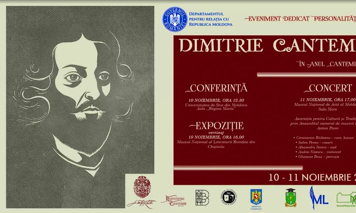 Dimitrie Cantemir, omagiat la Chișinău