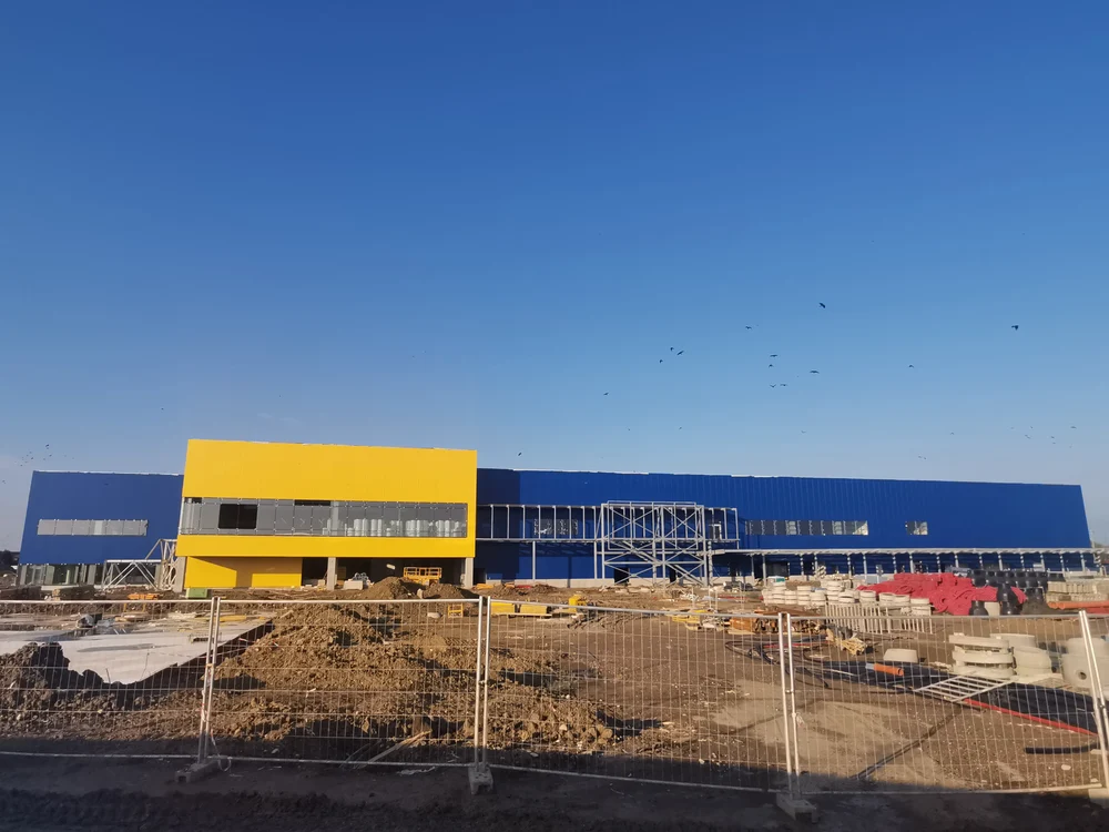Se construiește Ikea Timișoara FOTO Ștefan Both