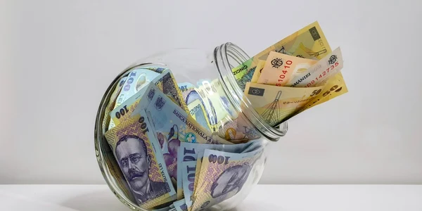 Bancnota bancnote bani lei leu romania FOTO Shutterstock