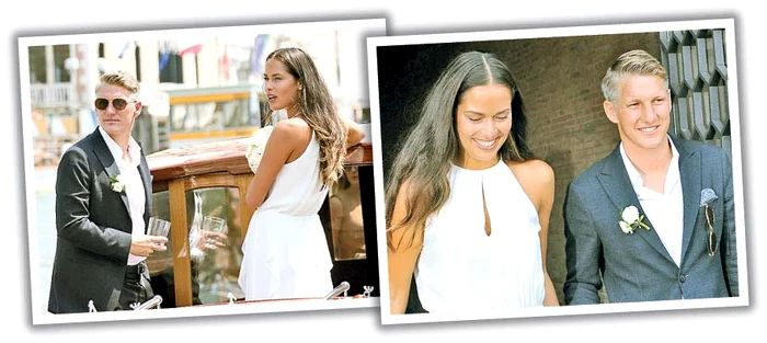 Ana Ivanovic şi Bastian Schweinsteiger au avut o barcă pe post de caleaşcă
