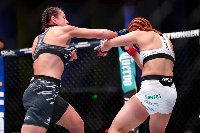 Alice Ardelean a învins-o pe Rayanne dos Santos în UFC / Foto: Profimedia