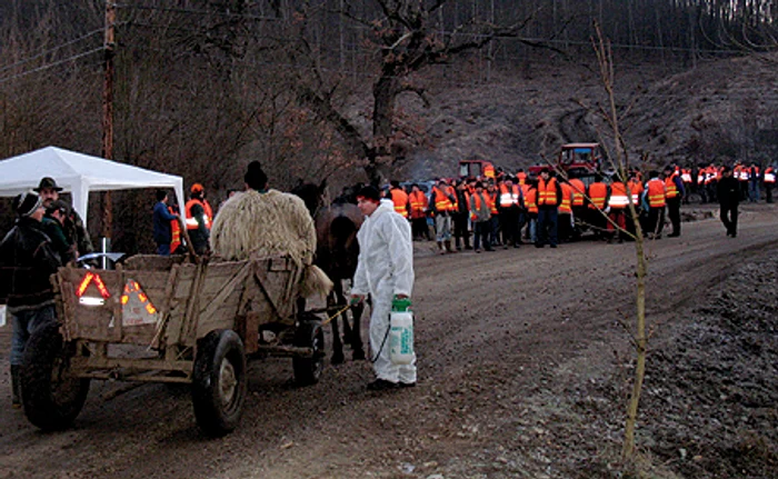 Aproape o sută de gonaci au fost chemaţi pe domeniul de la Balc