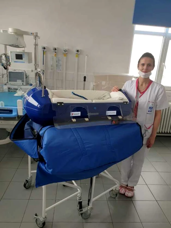 Aparatul donat Spitalului Muncipal Sebeş