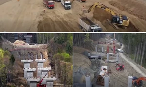 lucrari la sectiunea Cornetu   Tigveni a Autostrăzii Sibiu Pitești A1 foto captura video cristian pistol png