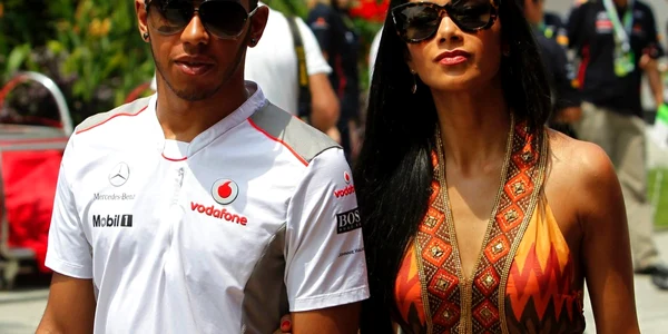 Lewis Hamilton şi Nicole Scherzinger FOTO Reuters