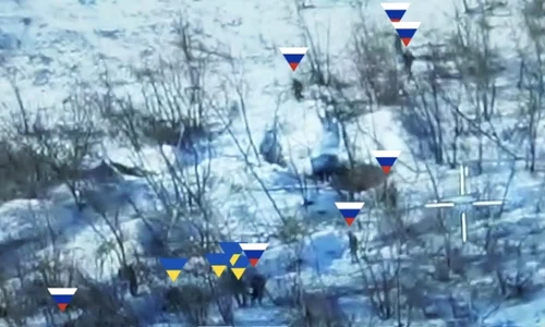 soldati ucraineni salvati de drone din captivitatea rusa FOTO Captură jpg