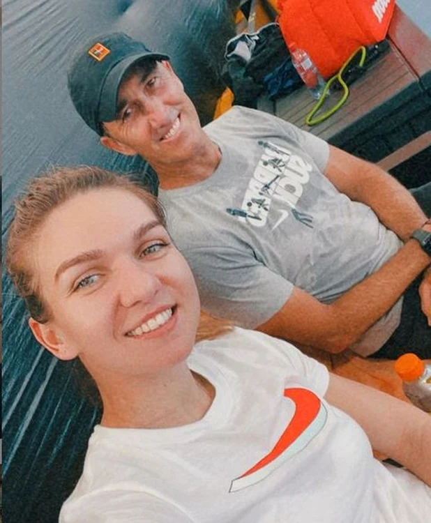Simona Halep, alături de Darren Cahill, la Adelaide
