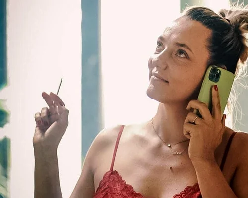 Georgiana Saizescu în filmul „Visul”   foto Eduard Botofei jpeg