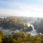 dimineata pe lacul Stanca Costesti FOTO Agenția Națională pentru Arii Naturale Protejate   Serviciul Teritorial Botoșani jpg