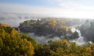 dimineata pe lacul Stanca Costesti FOTO Agenția Națională pentru Arii Naturale Protejate   Serviciul Teritorial Botoșani jpg