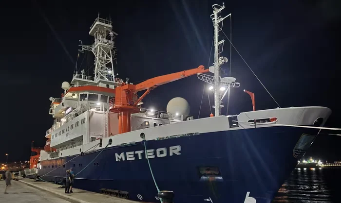 Expediția a fost făcută cu nava Meteor FOTO OGS