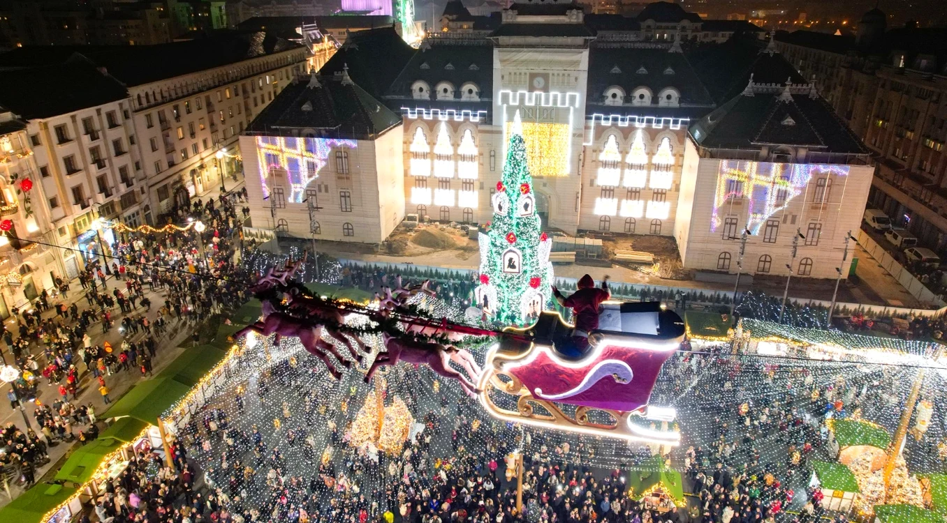 Turiștii străini, cuceriți de Târgul de Crăciun de la Craiova / foto: arhiva Click!