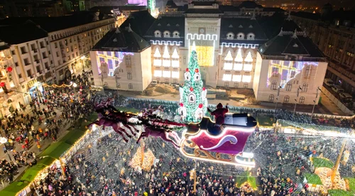 Târgul de Crăciun din Craiova. FOTO: Facebook/Olguța Vasilescu 