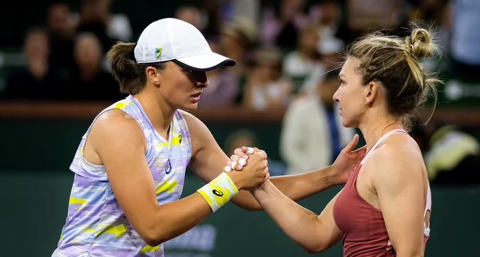 Iga Swiatk și Simona Halep, judecată cu măsuri diferite. Foto Getty images