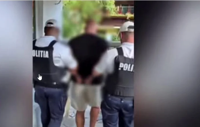 Virus a fost reţinut de poliţişti. FOTO: captură video
