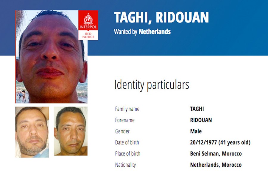 Închisoare pe viaţă pentru Ridouan Taghi, cel mai temut traficant de droguri din Olanda