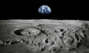 Luna pamant astronaut spatiu FOTO Shutterstock jpg