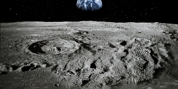 Luna pamant astronaut spatiu FOTO Shutterstock jpg