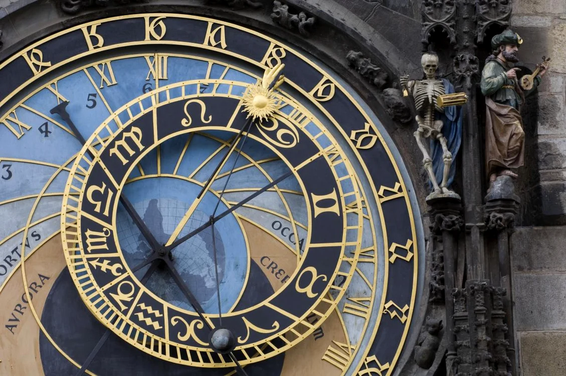 Faimosul ceas astronomic din Praga (Cehia)