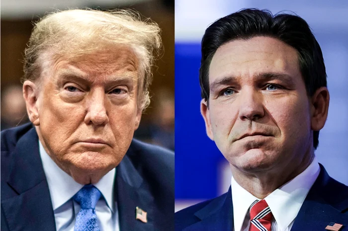 Președintele Trump și guvernatorul Floridei DeSantis